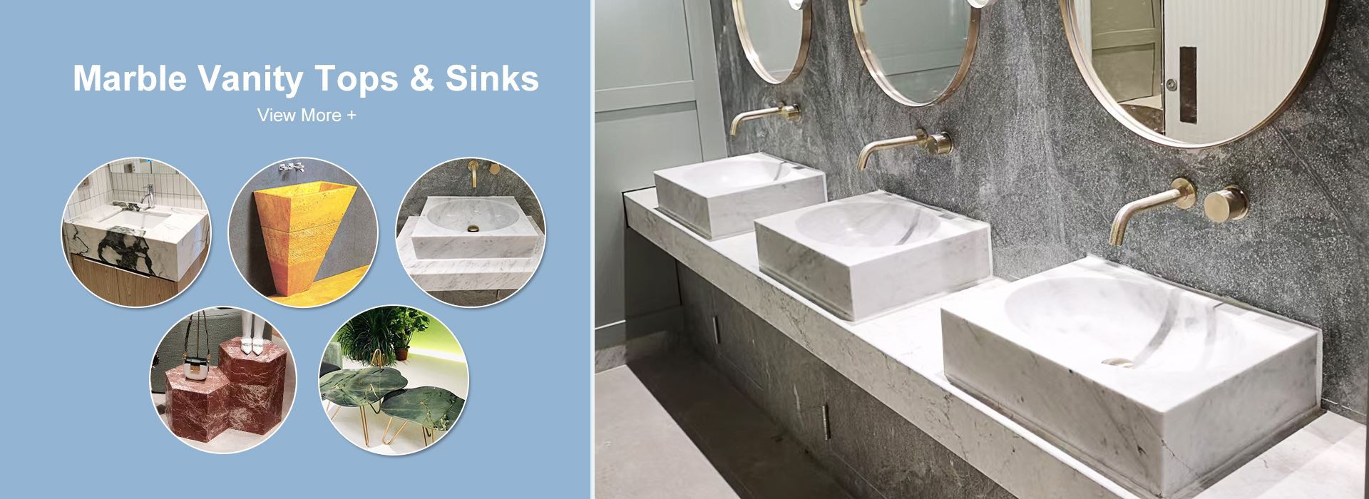 Marble Vanity Tops & Sinks